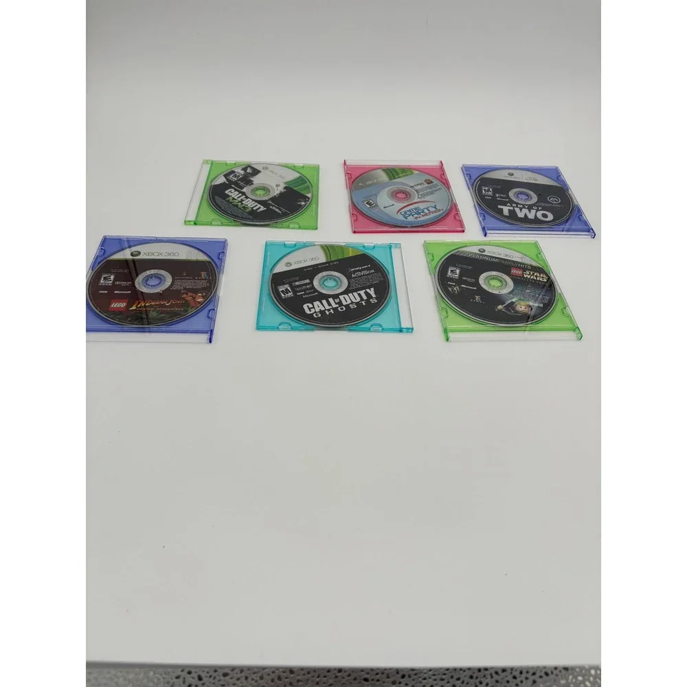 Microsoft‎ Xbox 360 Game Lot 6 Games COD LEGO Army of Two Excellent Bundle